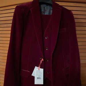 BOYS 3PC VELVET SUIT